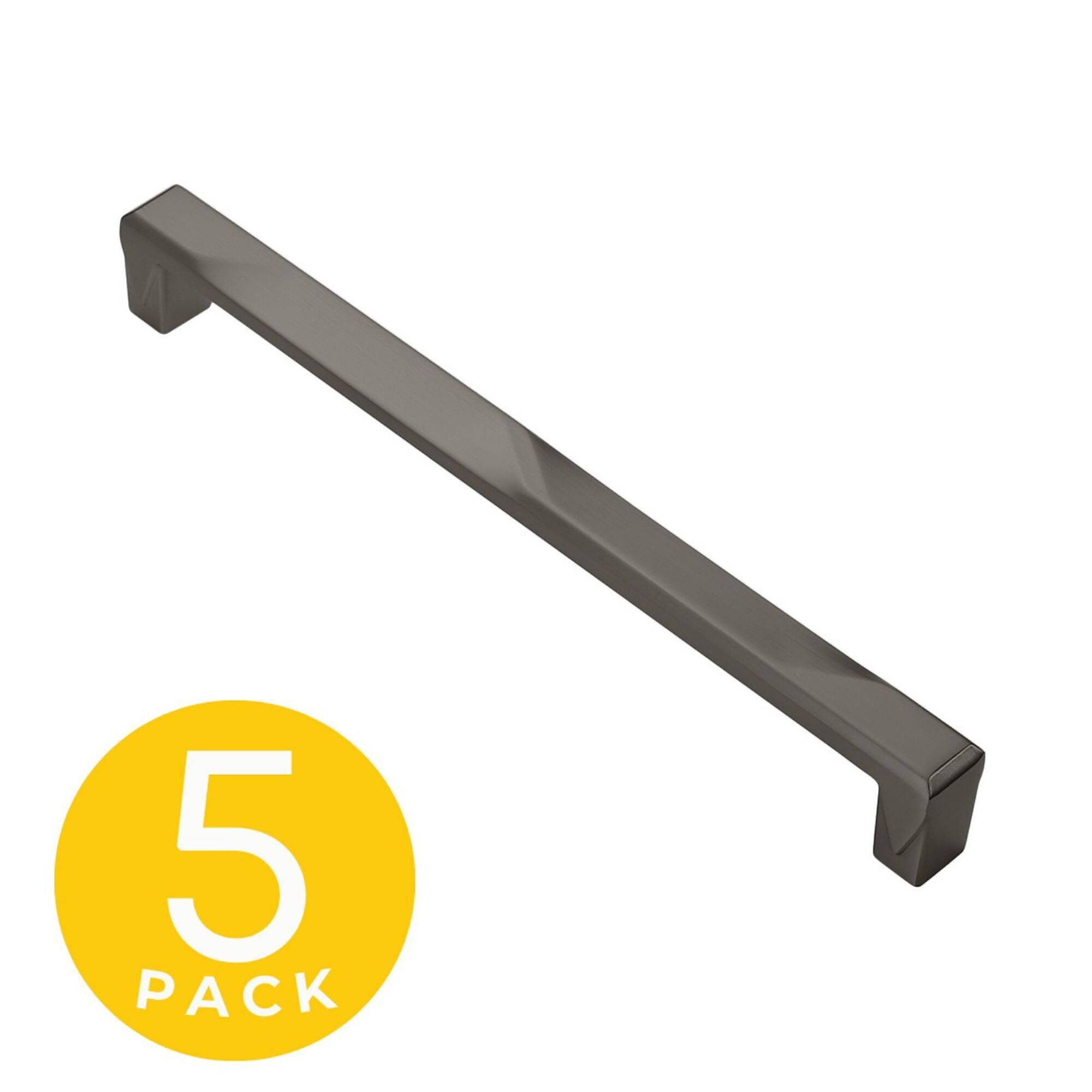 Sapphire, Geiger Series 7-1/2 in. (192 mm) Center-to-Center Modern Grey Matte Cabinet Handle/Pull (5 Pack), #SP-3771-192-GM-5